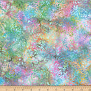 Hoffman Fabrics Pastel Party Packed Leaves Taffy Batik Fabric