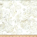 Hoffman Fabrics Forest Clearing Woodblock Sand Dollar Batik Fabric