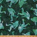 Hoffman Fabrics Big Foot Silhouette Hunter Batik Fabric