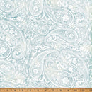 Hoffman Fabrics Paisley Iceberg Batik Fabric