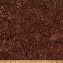 Hoffman Fabrics Square Blender Chocolate Batik Fabric