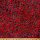 Hoffman Fabrics Square Blender Scarlet Batik Fabric