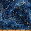 Hoffman Fabrics Midnight Flora Sapphire Fabric