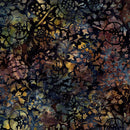 Timeless Treasures Xtonga Batik Tropical Floral Earth Wide Back Fabric