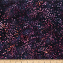 Hoffman Fabrics Dainty Bouquet Eggplant Batik Fabric