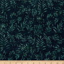 Hoffman Fabrics Leafy Deep Emerald Batik Fabric