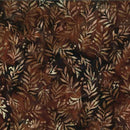Hoffman Fabrics Leafy Pecan Batik Fabric