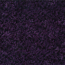 Hoffman Fabrics Swirly Petals Deep Amethyst Batik Fabric