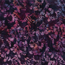 Hoffman Fabrics Cloud Floral Eggplant Batik Fabric