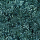 Hoffman Fabrics Snow Flakes Castlerock Batik Fabric