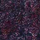 Hoffman Fabrics Seaweed Boysenberry Batik Fabric