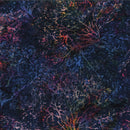 Hoffman Fabrics Corals Deep Blue Batik Fabric