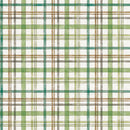 Clothworks Hummingbird Days Plaid Multi Fabric