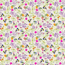 Clothworks Fleur de Rose Viney Floral Multi Fabric