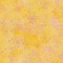 Clothworks Fleur de Rose Leaves Light Orange Fabric