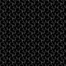 Clothworks Matcha Dandelion Seeds Black Fabric