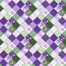 Clothworks Chateau En Fleur Patchwork Fabric