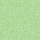 Clothworks Chateau En Fleur Tonal Scroll Green Fabric