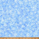 Hoffman Fabrics Holiday Hideaway Snowflakes Iceberg Fabric
