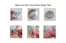 Zipper Tab Cover Button Refill