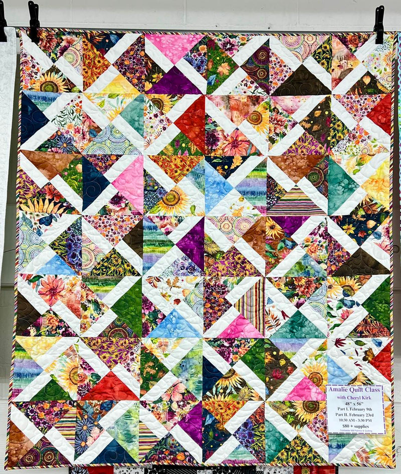 Amalie Quilt Class February 9th, 2025~RESCHEDLUDED NOW Sat. Feb. 15th