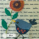 Wendy Williams Little Bird Blue Pre-Cut Wool Applique Kit