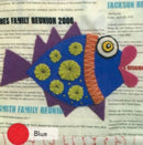 Wendy Williams Little Fish Blue Pre-Cut Wool Applique Kit