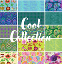 Kaffe Fassett Collective 5" Charm Pack February 2025 Cool