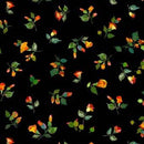 Michael Miller Fabrics Harvest Tribute Potpourri Black Fabric ONLINE PURCHASE ONLY