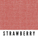 Splash Fabric Laminated Cotton Strawberry Fabric