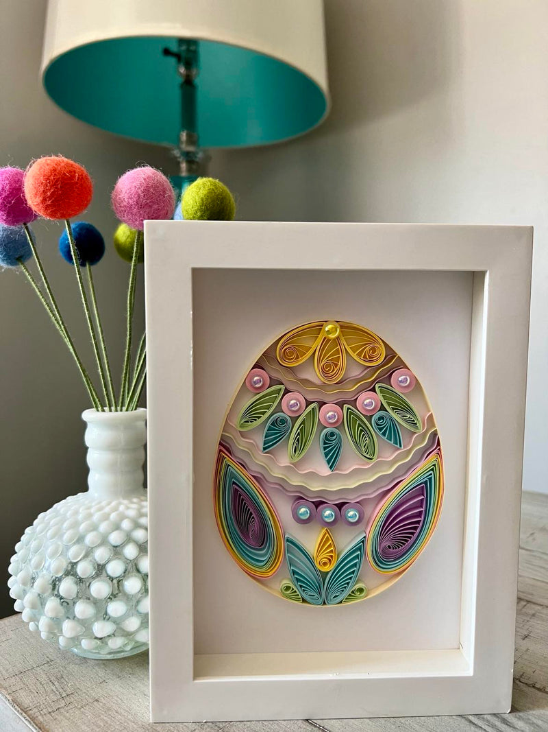 Easter Egg Quilling Class~March 17th, 2024 Afternoon Session SOLD OUT