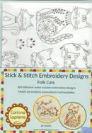 Corinne Lapierre Folk Cats Stick And Stitch