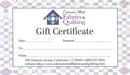 Gift Certificate - In Store Purchases