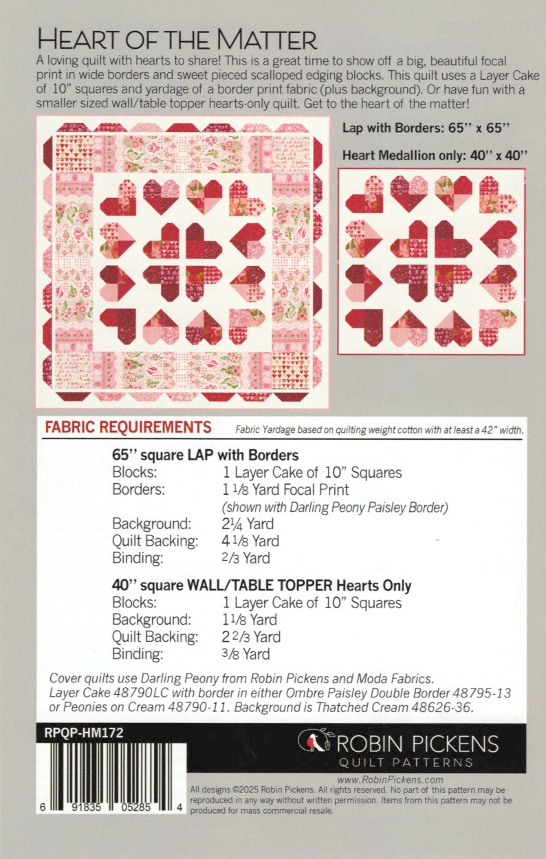 Heart Of The Matter Quilt Pattern