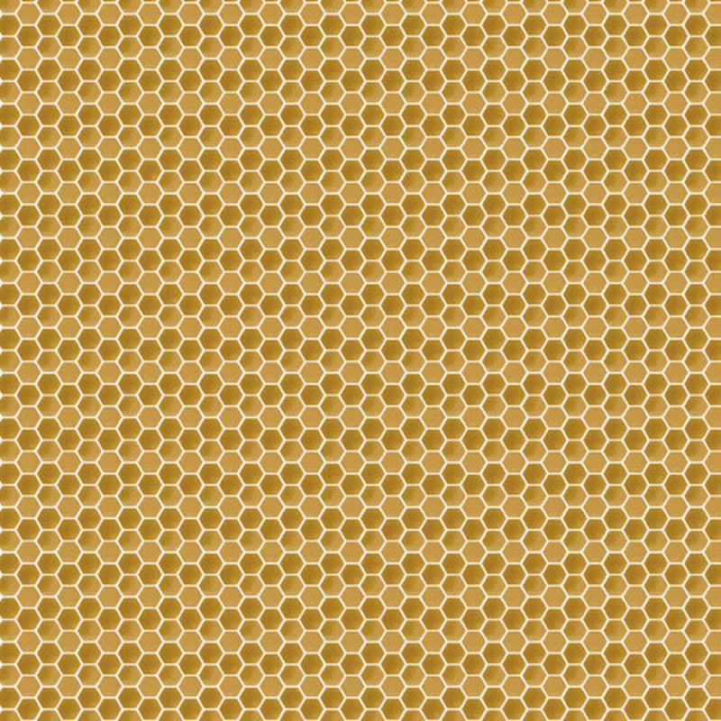Blank Quilting Royal Jelly Honeycomb Honey Fabric