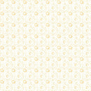 Blank Quilting Royal Jelly Floral Circles Ivory Fabric