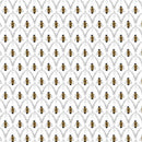 Blank Quilting Royal Jelly Bees In Scallops White Fabric