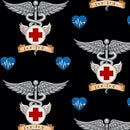 QT Fabrics What The Dr Ordered Black Fabric ONLINE ONLY