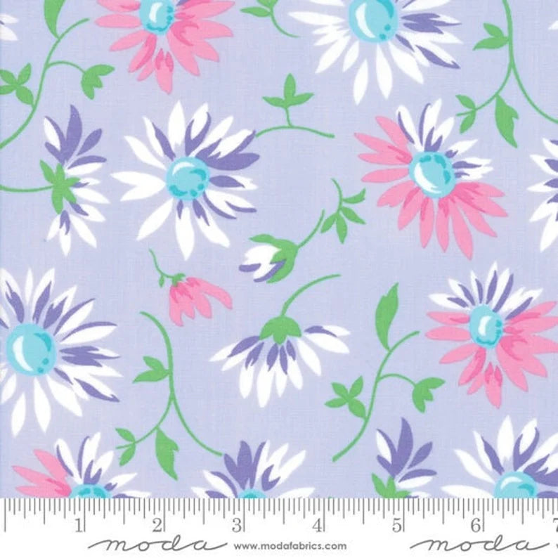 Moda Good Day Daisies Purple ONLINE PURCHASE ONLY