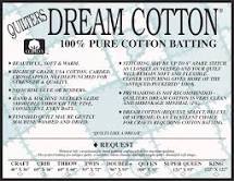 Quilters Dream Request Cotton Batting Queen Size Natural