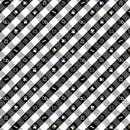 Kanvas Studio Puppy Lane Plaid Black Fabric ONLINE PURCHASE ONLY