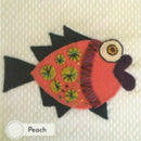 Wendy Williams Little Fish Peach Pre-Cut Wool Applique Kit
