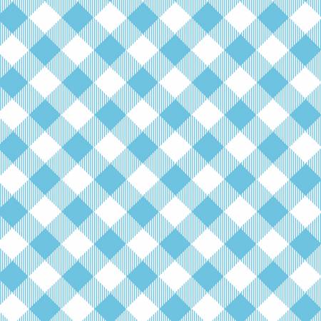 Henry Glass Priscilla's Plaid Blue White Bias Buffalo Check Fabric ONLINE ONLY