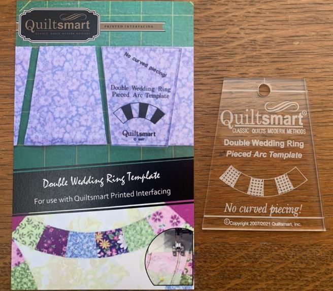 Quiltsmart Double Wedding Ring Template