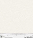 P & B Textiles Ramblings 13 Circles White Fabric