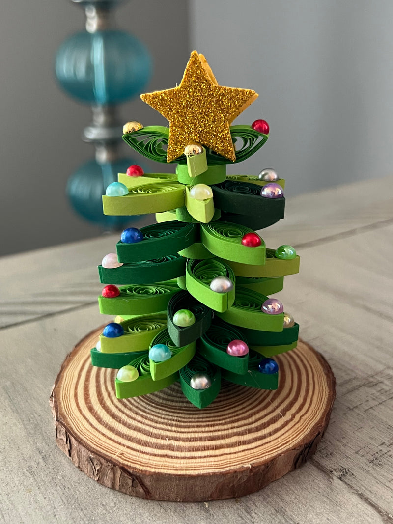 3D Christmas Tree Quilling Class~November 14th, 2025