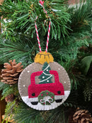 Truck, Tree, And Wreath Ornament Kit