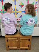 Colchester Mill Quilting & Fabrics 50th Anniversary T-Shirts