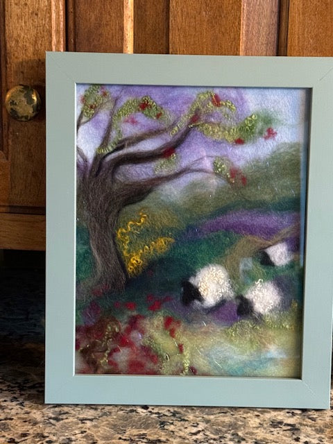 Sheep in the Meadow Needle Felting Class~September 8th, 2024