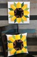 Sunflower Barn Block Pillow Kit